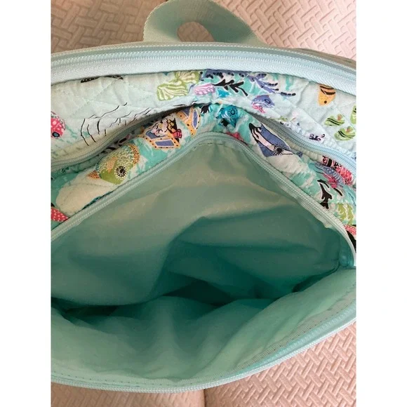 Vera Bradley Antilles Treasure LG Essential BP & MD Travel Cosmetic Bag NWT SET - Picture 8 of 16